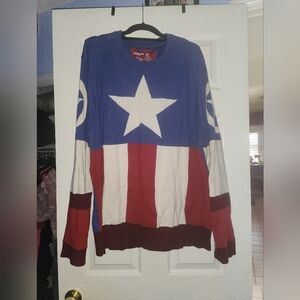 We Love Fine Marvel Avengers Captain America Sweater, unisex 3xl
